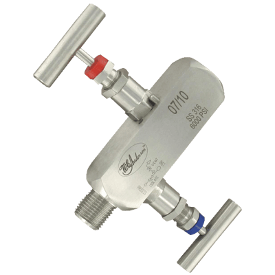 Dwyer 2-Valve Block Manifold, Series BBV-0